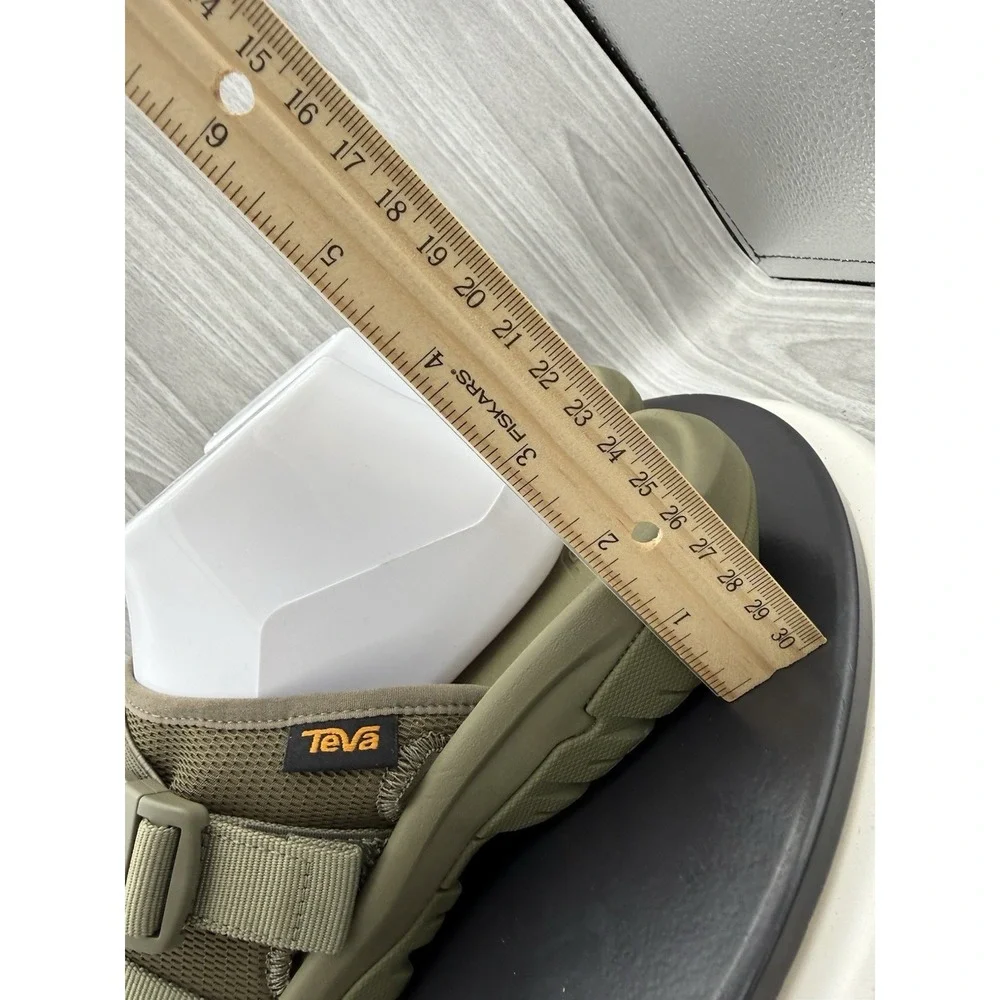 Teva Hurricane Verge Mens Size 10 Olive Green Slip On Slide Sandals 1136230 NEW